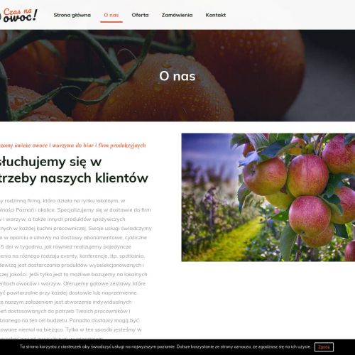 Świeże jabłka dla firm - Poznań