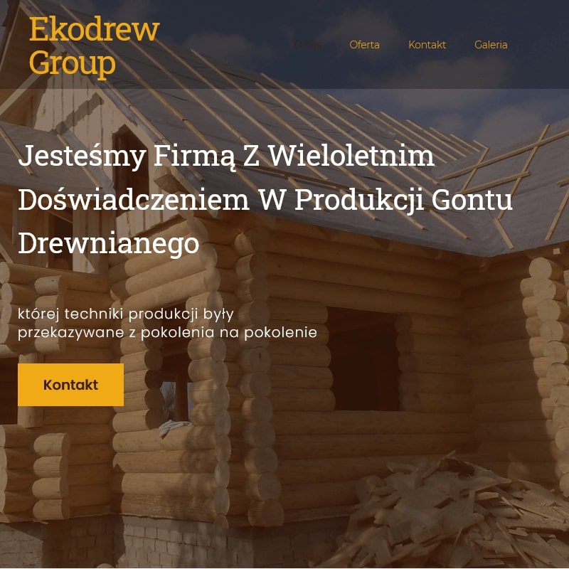 Firma budująca domy drewniane - Kraków