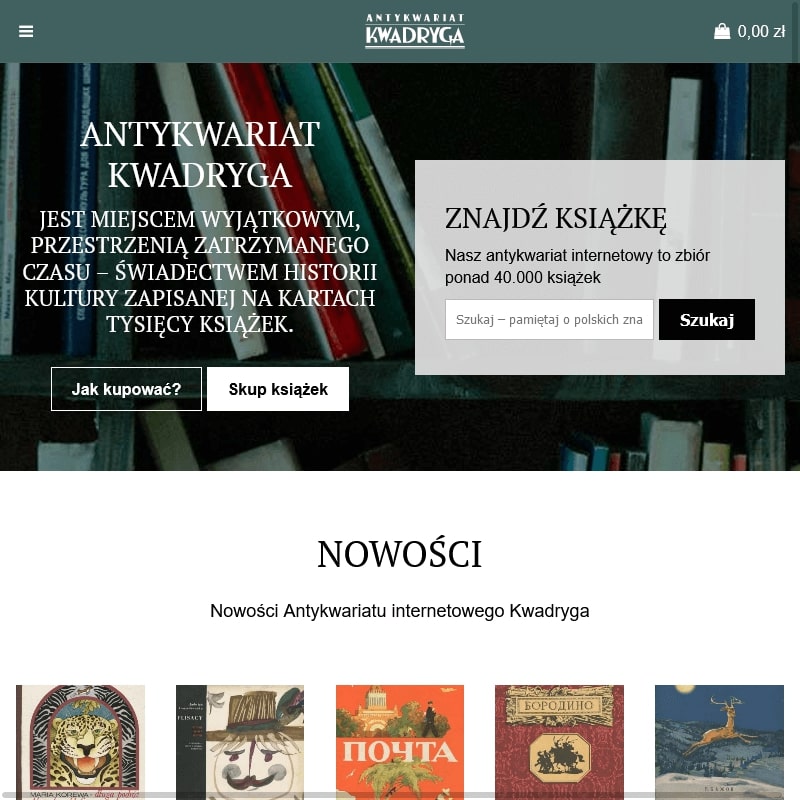 Warszawa - antykwariat skup starych książek