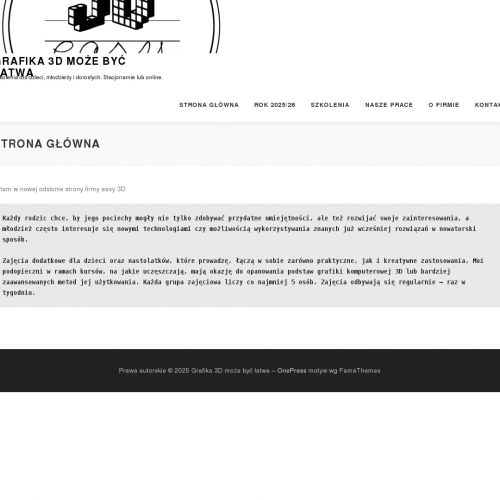 Kursy grafiki 3d w Mińsku Mazowieckim