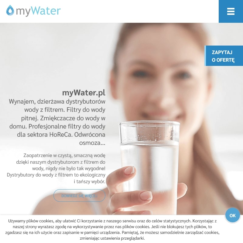 Warszawa - dystrybutor wody filtrowanej